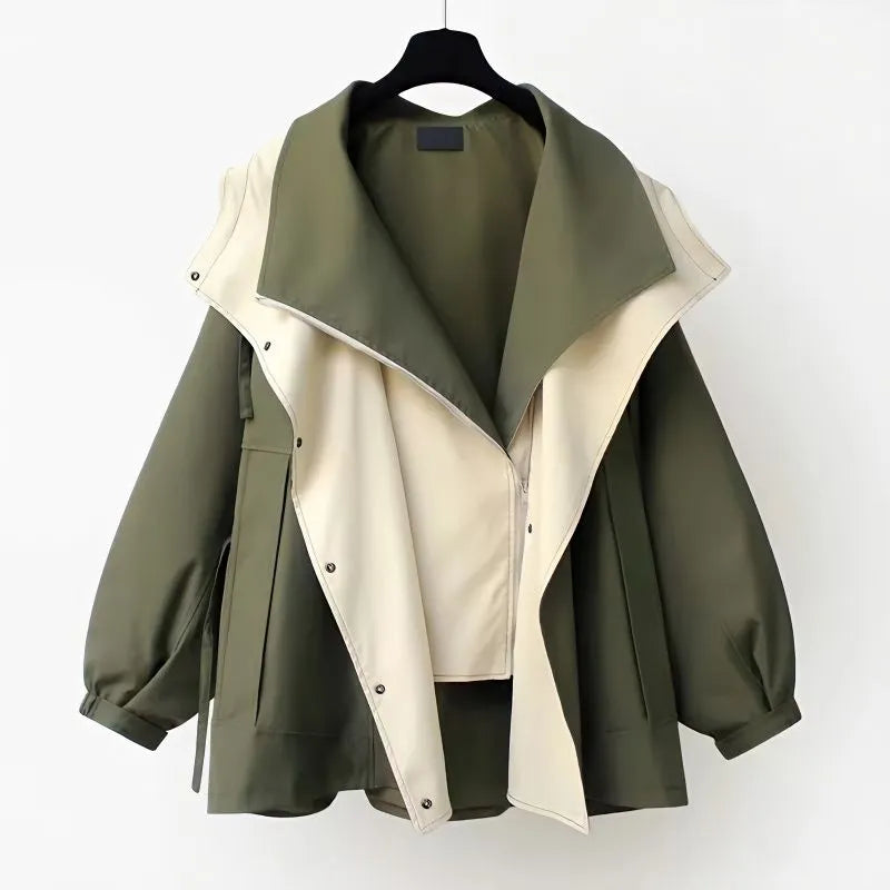 Charlotte™ | Elegante abrigo otoñal para viento y lluvia