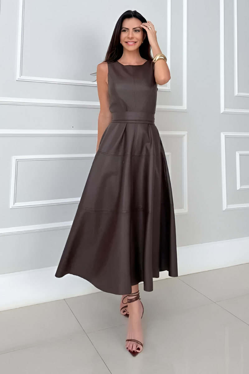 Laila™ | Vestido moderno y elegante con efecto cuero