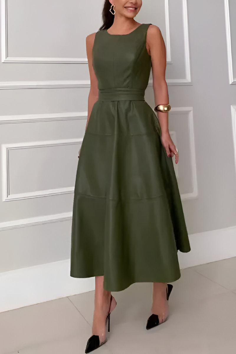 Laila™ | Vestido moderno y elegante con efecto cuero