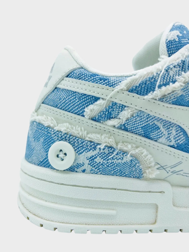 Light blue sneakers