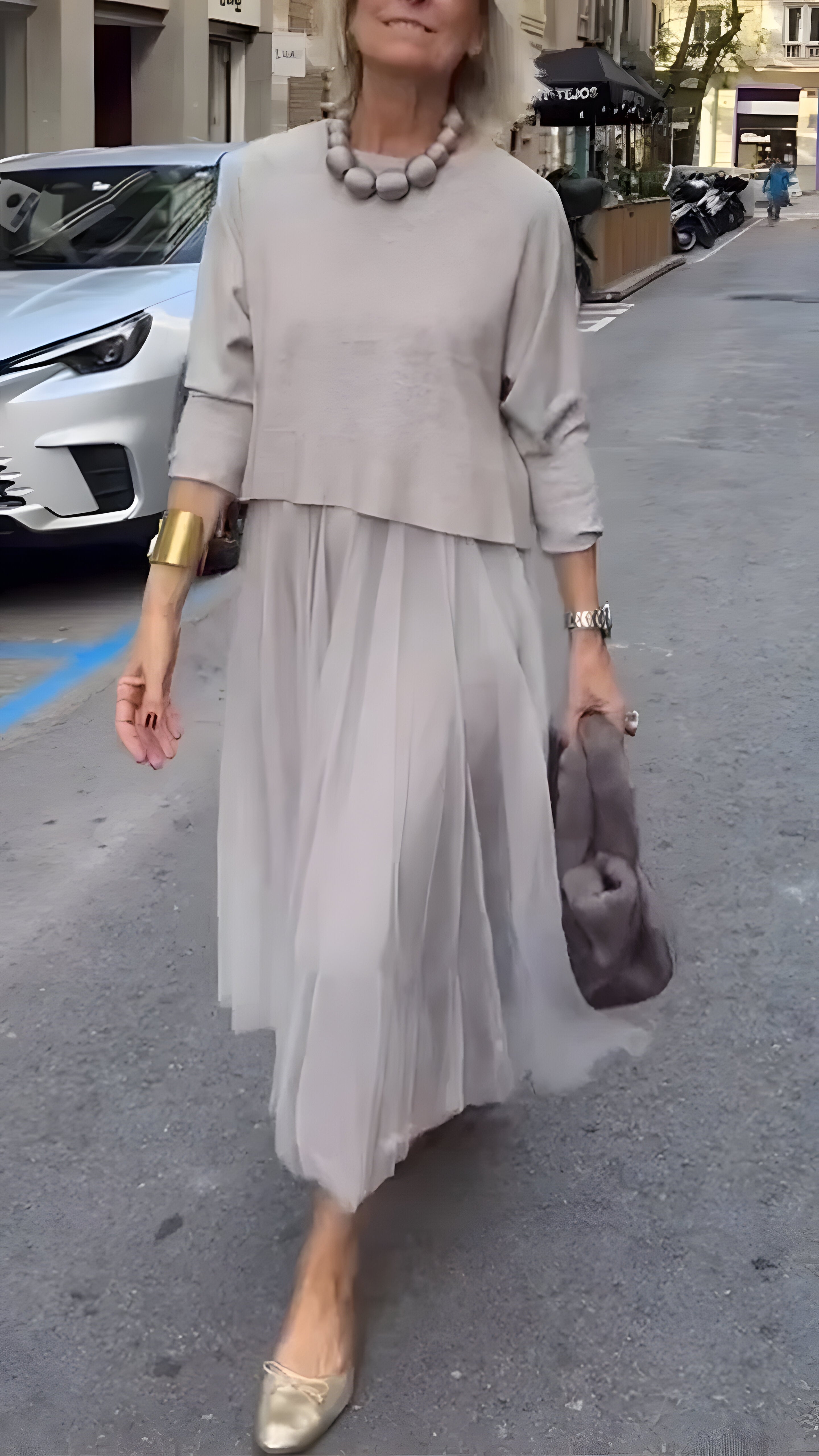 Pilar™ | Elegante vestido midi de capas