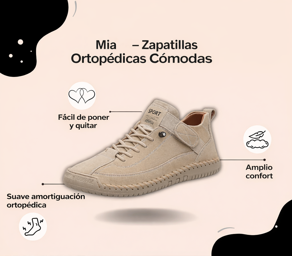 Zoe – Zapatillas ortopédicas cómodas y sin dolor