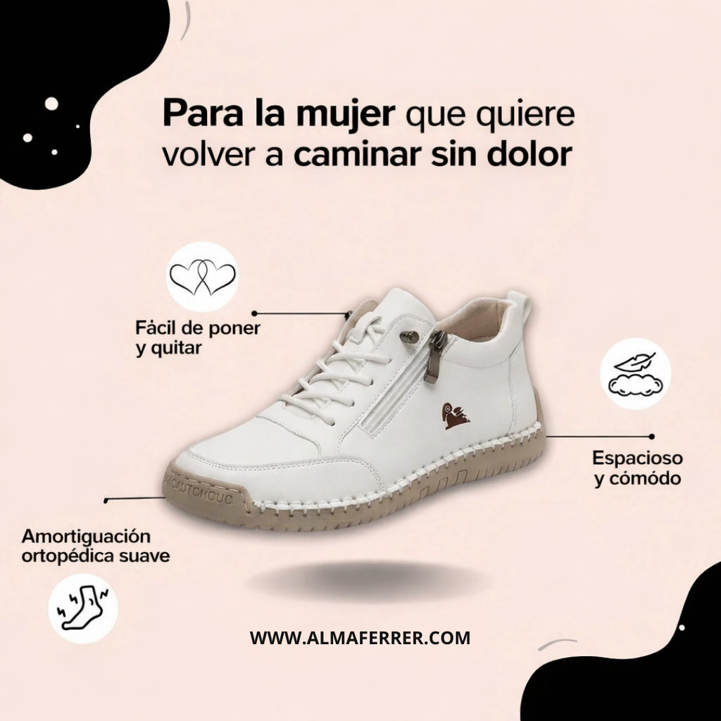 Jess™ – Zapatillas ortopédicas cómodas + cremallera