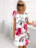 Laia – Elegante vestido vaporoso con volantes