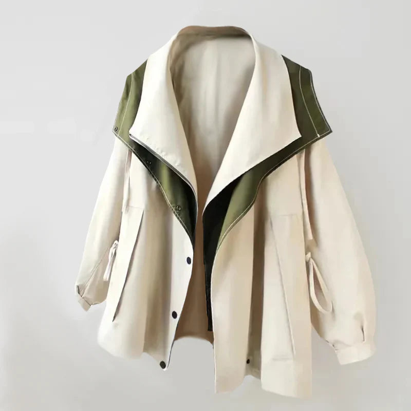 Charlotte™ | Elegante abrigo otoñal para viento y lluvia