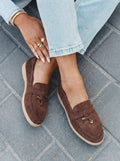 Mocasín marrón elegante