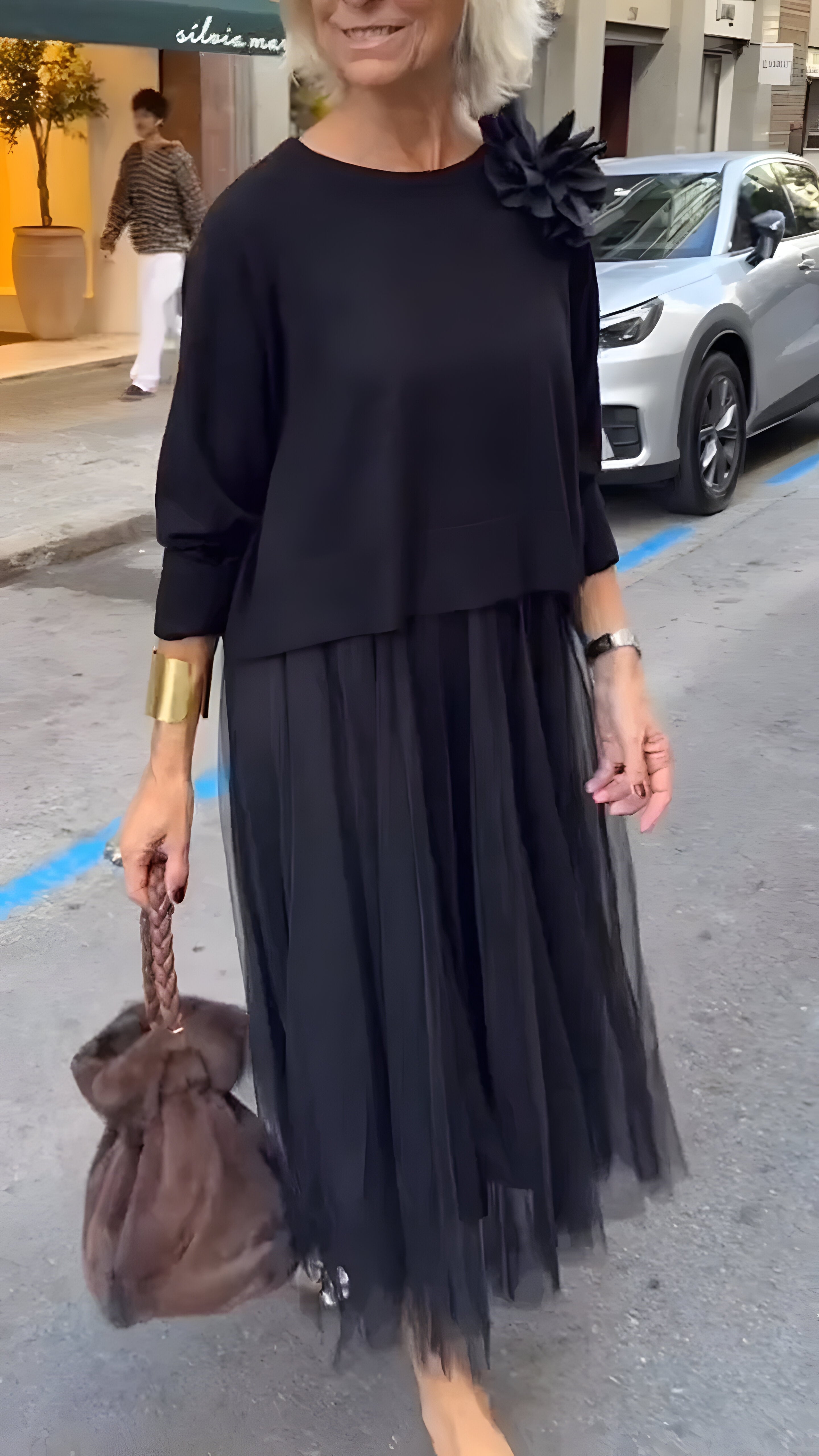 Pilar™ | Elegante vestido midi de capas