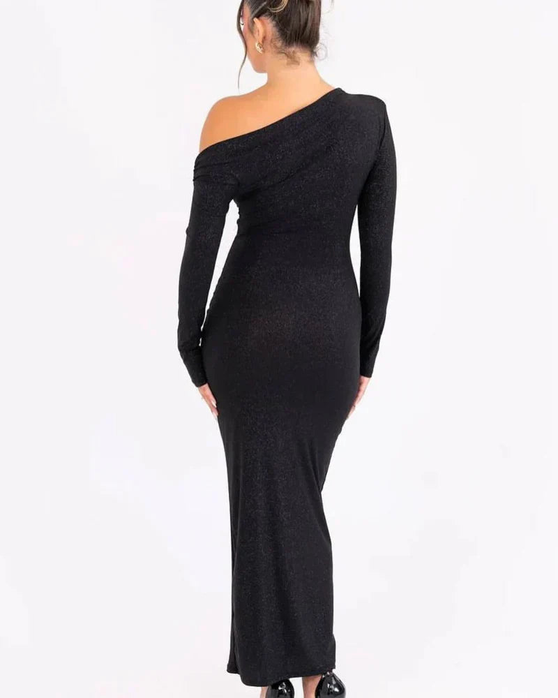 Linda™ | Vestido largo brillante